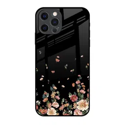 QRIOH Floral Printed iPhone 12 Pro Back Case Mobile Accessories image 1