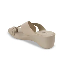 PEPPER Textured PU Wedge Sandals image 3