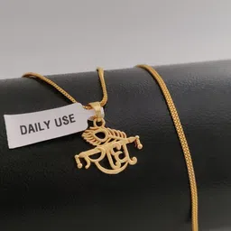 V.K.PAYAL.JEWELLERY Gold-Plated Quirky Shaped Pendant-picture-20