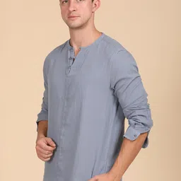 poe Dreamer - Cotton Solid Shirt - Petrol image 4