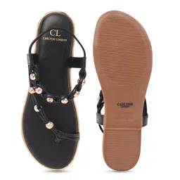 Carlton London Women Embellished Party Open Toe Flats image 2