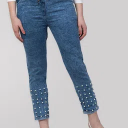 Ira Collections Women Comfort Slim Fit Mid-Rise Stretchable Jeans-picture-36