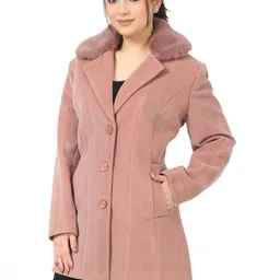 Lady Leaf Single Breasted Overcoat image 3