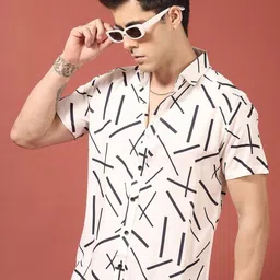 Voroxy Men Relaxed Printed Casual Shirt-picture-19