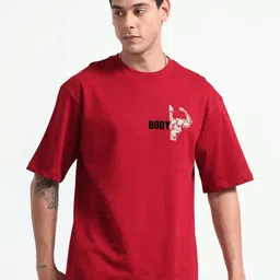 GSPO Men Typography Printed Applique T-shirt-picture-14