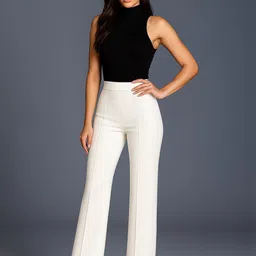 SWADESI STUFF Women Relaxed Easy Wash Cargos Trousers image 3