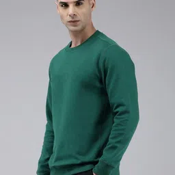 Mast & Harbour Men Solid Cotton Anti Odour Sweatshirt-picture-22