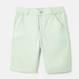 United Colors of Benetton Boys Textured Regular Fit Casual Shorts-picture-44