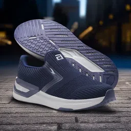 ASIAN Men Navy Blue Mesh Lace-Ups Sports Shoes-picture-33