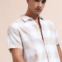 HIGHLANDER Men Opaque Checked Casual Shirt-picture-23