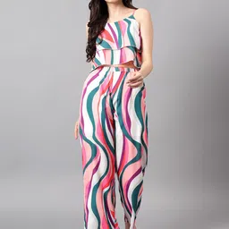 Kotty Printed Top With Trouser Co-Ords-picture-21