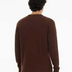 glitchez Abstract Self Design Relaxed Fit Pullover image 4