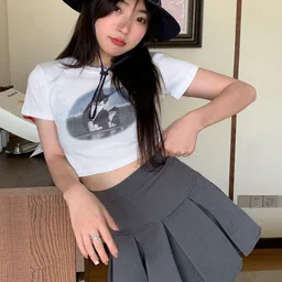 LULU & SKY Print Crop Top image 5