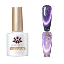 BORN PRETTY Reflective Glitter 9D Magnetic Cat Eye Gel Nail Polish - 10 ml - MR01-picture-0