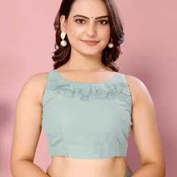 HERE&NOW Embroidered Net Saree image 2