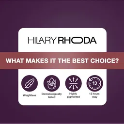 Hilary Rhoda Pro Matte Non Transfer Highly Pigmented Lipstick - 2 g - Chocolate - 09 image 5