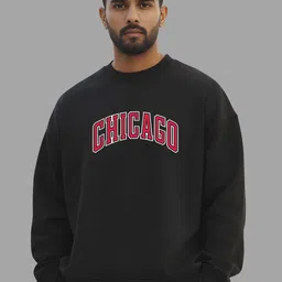 TheBTclub Men Typography Printed Long Sleeve Sweatshirt image 2