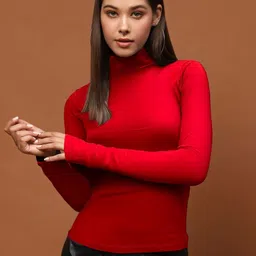 Sera Women High Neck Fitted Top-picture-38
