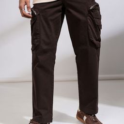 HIGHLANDER Men Straight Fit Trousers-picture-5