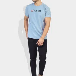 Greylongg Men Yorksteadd 2076 Graphic Printed Round Neck Cotton Venom T-shirt image 2