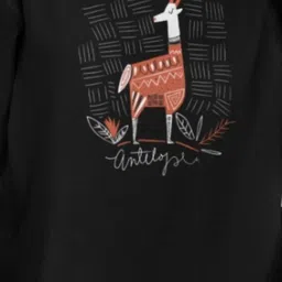 Moda Rapido Women Printed Drop-Shoulder Sleeves Applique T-shirt image 3