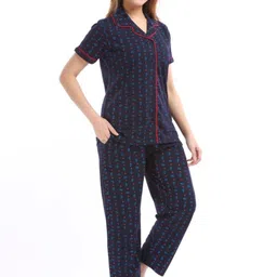 E-MAX Women Printed Night suit image 2