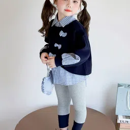 LULU & SKY Girls Printed T-shirt and Shirt with Leggings image 3