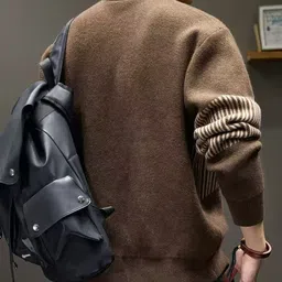 Mast & Harbour Men Striped Pullover image 3