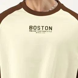 Maniac Men Colourblocked T-shirt image 2