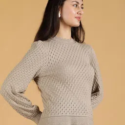 Kotty Women Round Neck Long Sleeves Pullover image 2