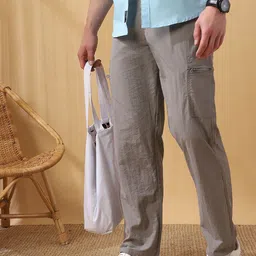 Dennis Lingo Men Straight Fit Parachute Trousers-image-67