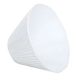 Lampenschirm India White Silk Empire Premium Soft Back Lampshade image 3