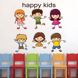 LANSTICK Yellow & Green Printed Self-Adhesive Wall Stickers-picture-11