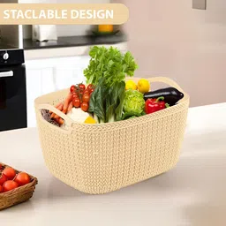 Aura Cream 4 Pieces Multi-Utility Organisers image 2