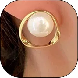 Jewelfy Women Gold-Plated Alloy Earrings-picture-11