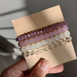 Divine souvenirs Unisex Set Of 4 Artificial Beaded Bracelets image 2