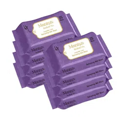 Manisa Beaute Co. Set Of 8 Lavender Luxe Refreshing Wet Wipes - 25 Wipes Each-picture-13