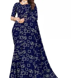 GHAN SALS Geometric Printed Baluchari Saree-picture-27
