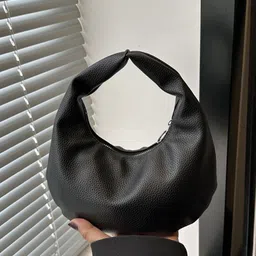 StyleCast Women Textured Half Moon Hobo Bag-image-53