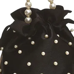 CORSICA Women Solid Structured Embellished Handheld Bag image 2