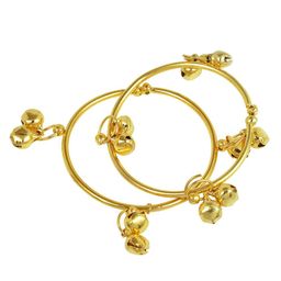 MEMOIR Unisex Kids 2 Brass Antique Gold-Plated Kada Bracelet-picture-11