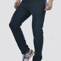 Numero Uno Men Slim Fit Mid-Rise Light Fade Stretchable Jeans image 4