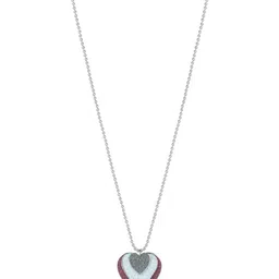 DZINETRENDZ Silver-Plated Brass Circular Pendants with Chains image 4