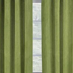 BELLA TRUE Green 2 Pieces Room Darkening Window Curtains-picture-24