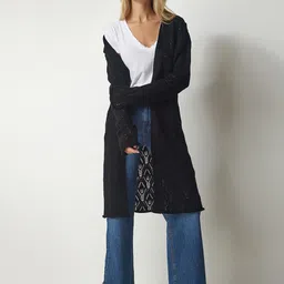 Happiness istanbul Women Longline Cardigan-picture-22