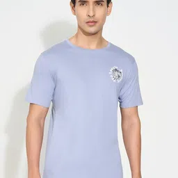 7 Alt by Pantaloons Men Printed Slim Fit T-shirt-image-71