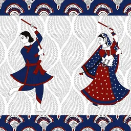 MILAAV White Ethnic Motifs 144 TC King Bedsheet with 2 Pillow Covers image 3