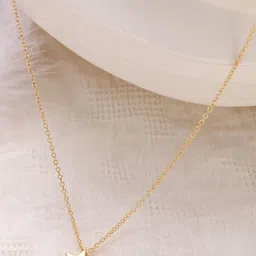 SZN Women Set of 2 Gold-Plated Star Shape Necklace image 2