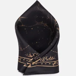 Peter England Graphic Printed Microfiber Pocket Square image 4