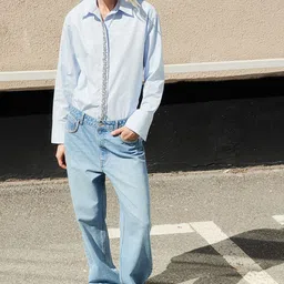 H&M Rhinestone-Embellished Jeans image 3